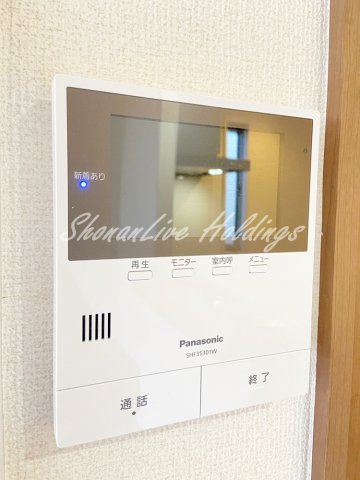 セキュリティ　モニタ付インターホンで安心♪