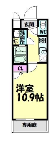 フジパレス津久野II番館の間取り写真