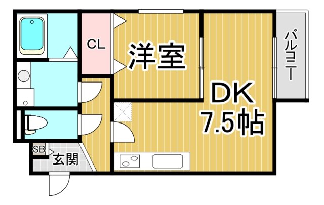 キャッスルコート武庫之荘プレミアの間取り写真