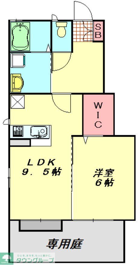 イナリコーポ5の間取り写真