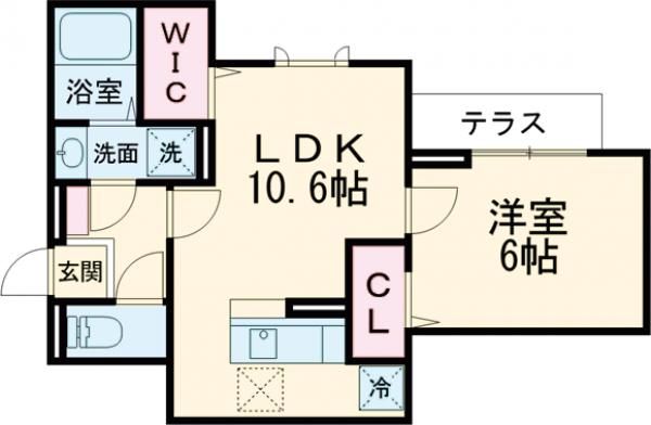セレスティア扇VIIIの間取り写真