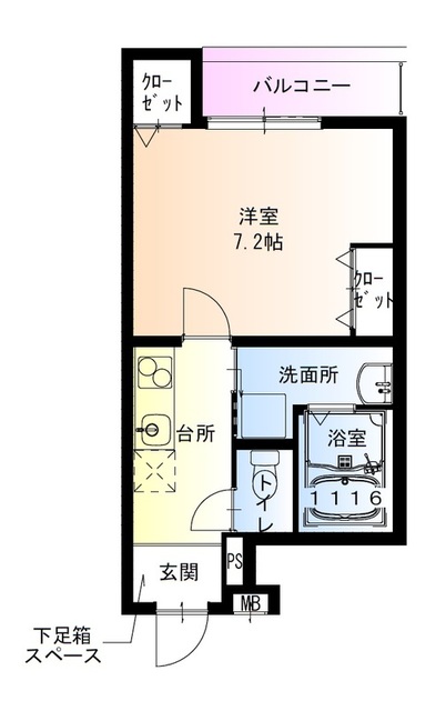 フジパレス住吉公園西の間取り写真