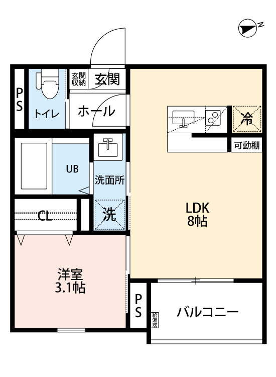 robot home 東本町の間取り写真