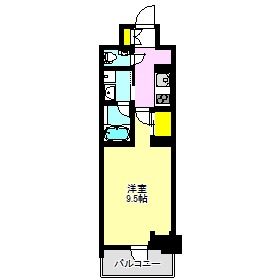 クレアシオンあら町の間取り写真