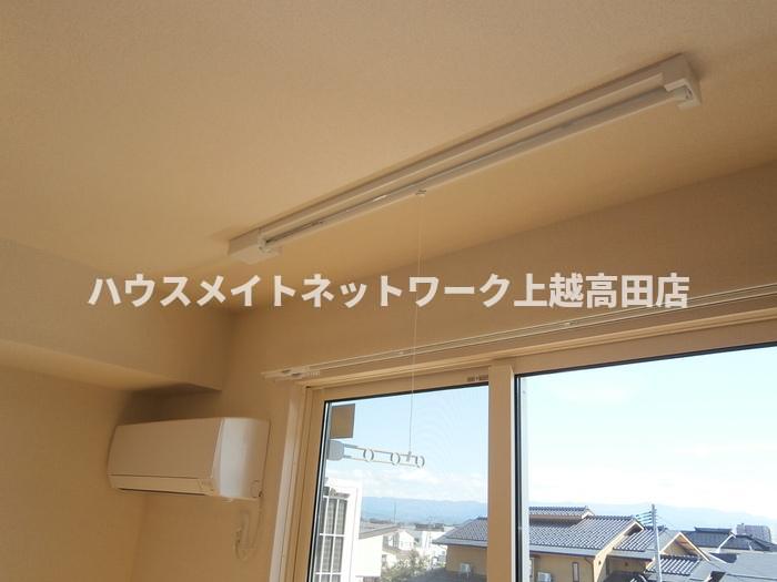 眺望　室内物干し