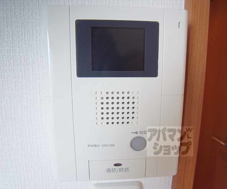 セキュリティ　誰が来たかすぐわかります。