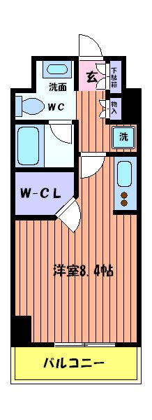 スパシエ国立矢川ステーションプラザの間取り写真