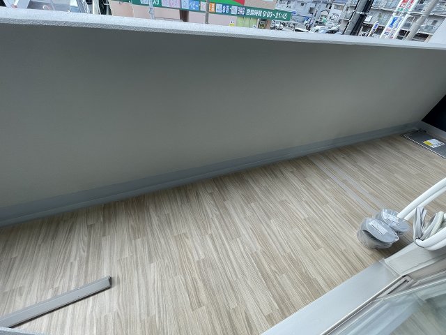 バルコニー　落ち着いた時間を過ごせるバルコニーです
