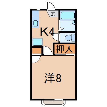 チェリーハイツカンノの間取り写真