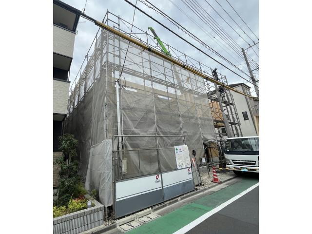 建物外観　建築中
