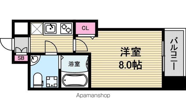 セレニテ北浜の間取り写真