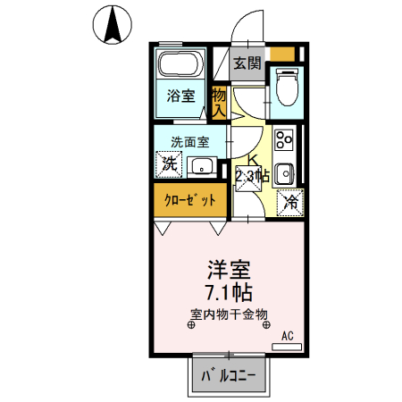 ジェイド箱森Iの間取り