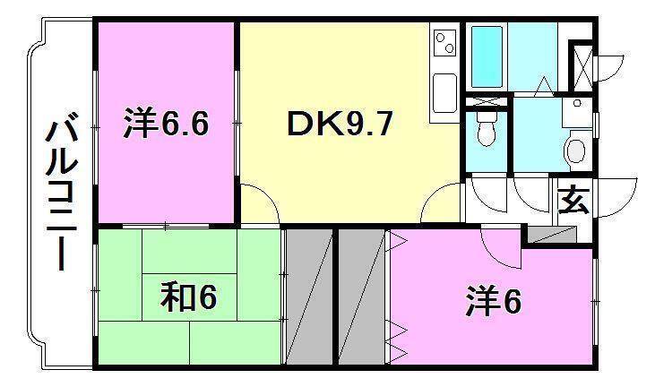 ユーミー平松の間取り