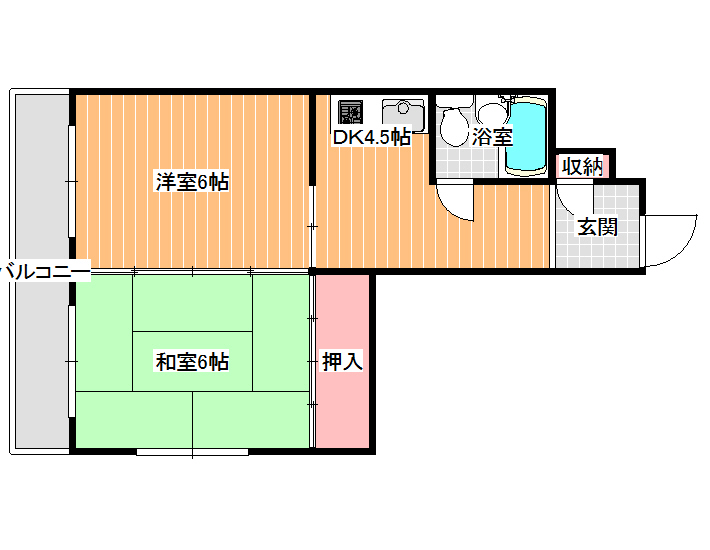 ビューハイム西村の間取り