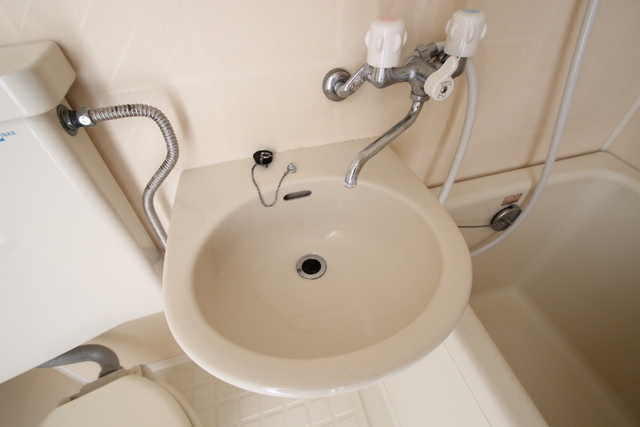 洗面設備　他号室の写真です