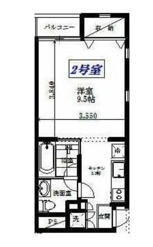 グレースコート府中の間取り