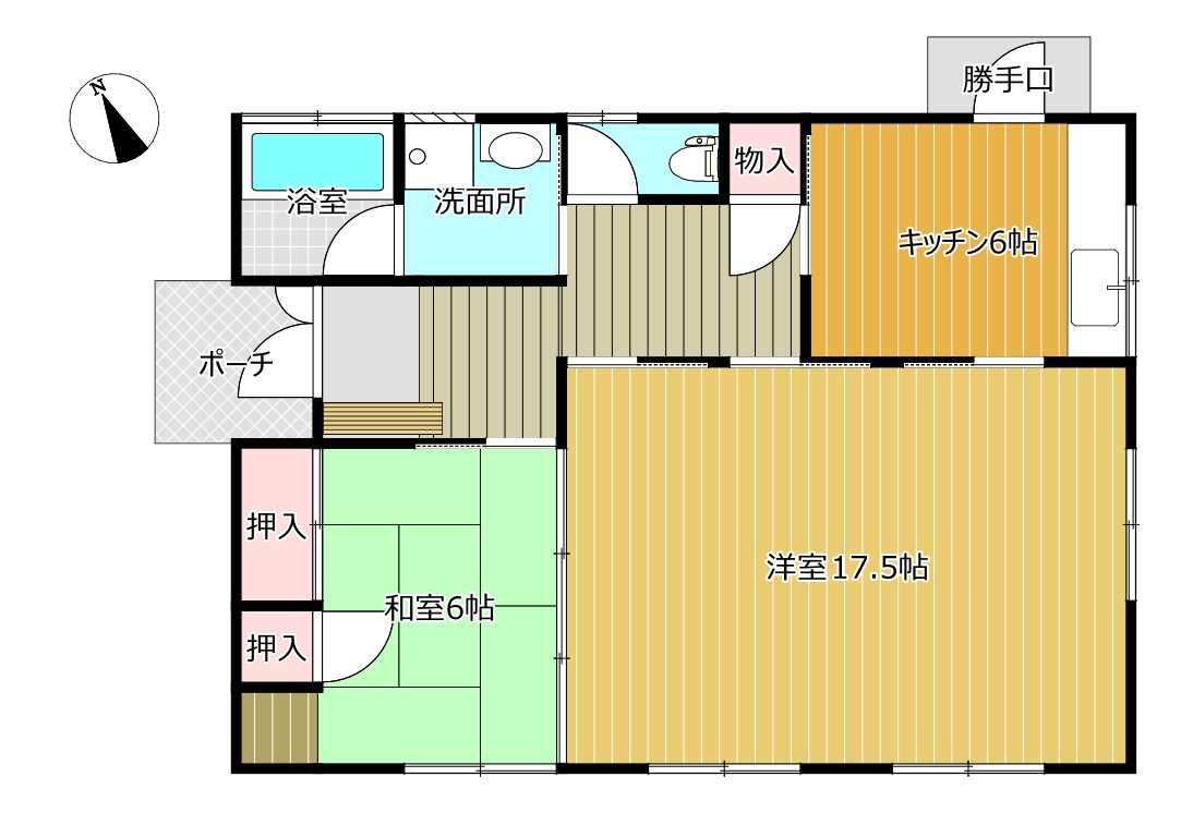 【深芝南3丁目戸建の間取り】