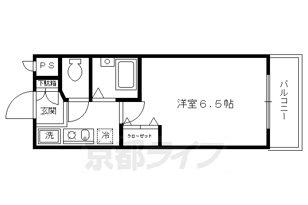 【プレサンス京都烏丸御池の間取り】