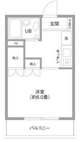 埼玉県草加市松江１（マンション）の賃貸物件の間取り