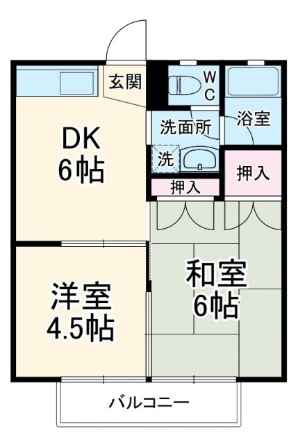 サンフラッツの間取り