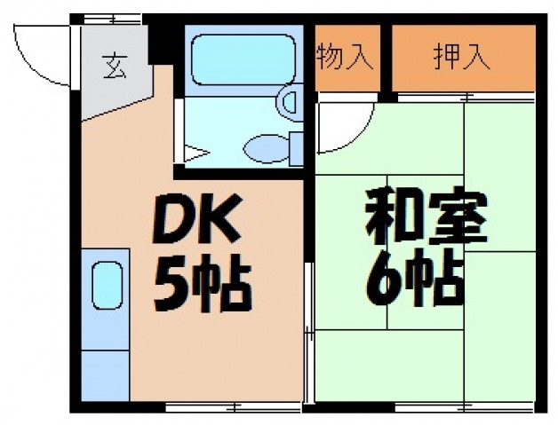 安芸郡坂町坂東のアパートの間取り