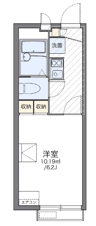 横浜市港南区大久保のマンションの間取り