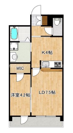 合志市幾久富のマンションの間取り