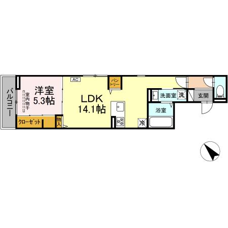 川崎市川崎区昭和のアパートの間取り