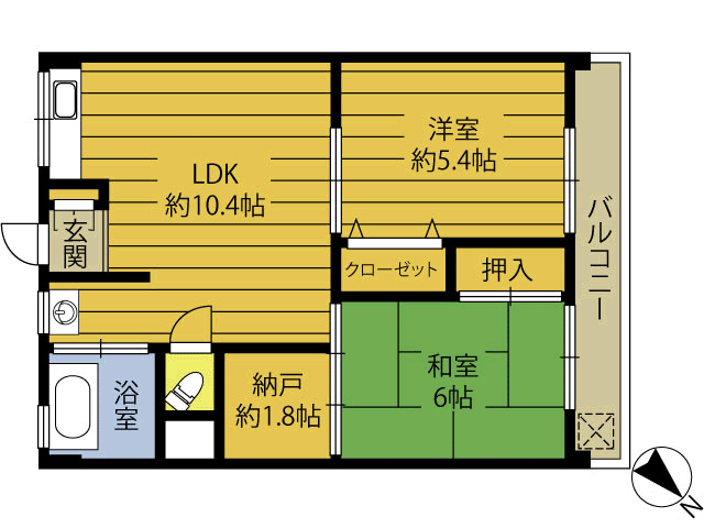 原田ビルの間取り