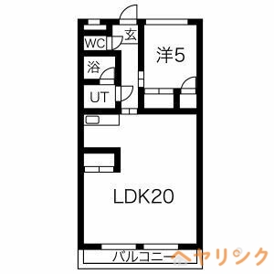 尾張旭市狩宿町のマンションの間取り