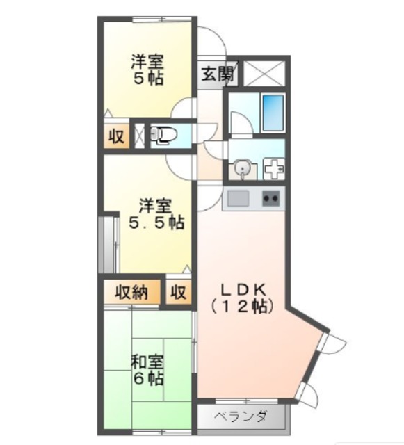 ライオンズマンション高田_間取り_0