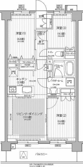 【Nステージ東小金井の間取り】