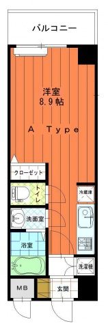 広島市安佐南区大塚西のマンションの間取り