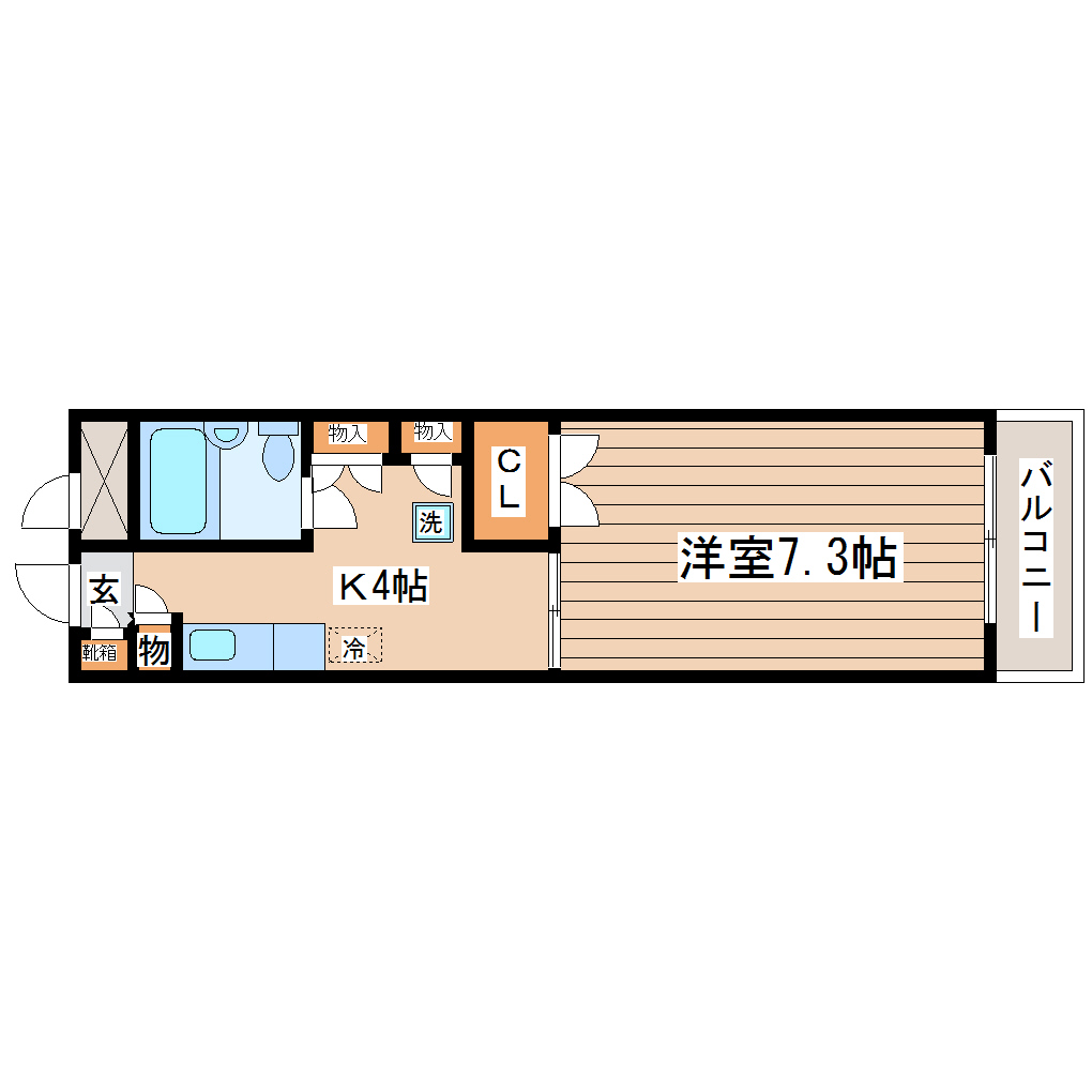 アーバンハウス奈良坂の間取り