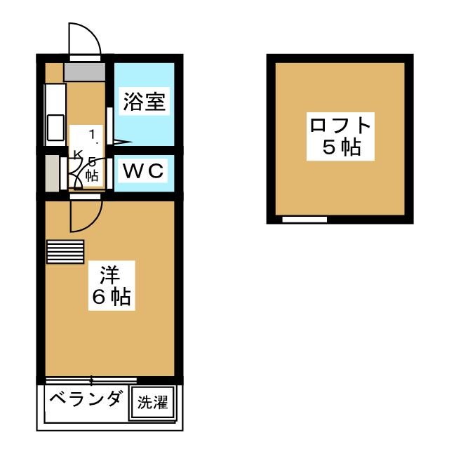 【第９コーポ今川の間取り】