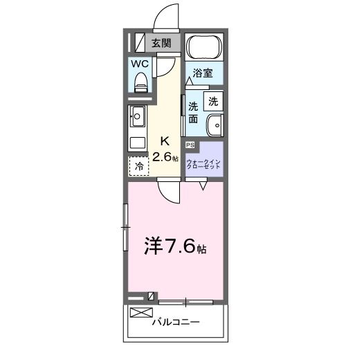 ブルーメＡの間取り