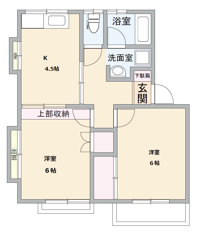 ラフォーレ上尾A棟の間取り