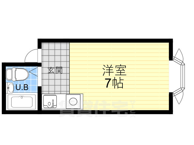 生駒市元町のマンションの間取り