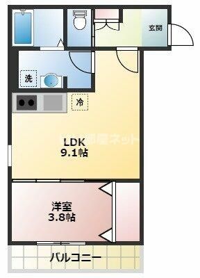 【アニーサ．ケーの間取り】