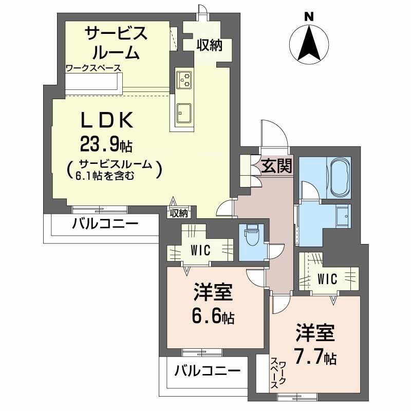 Ａ　東草深の間取り