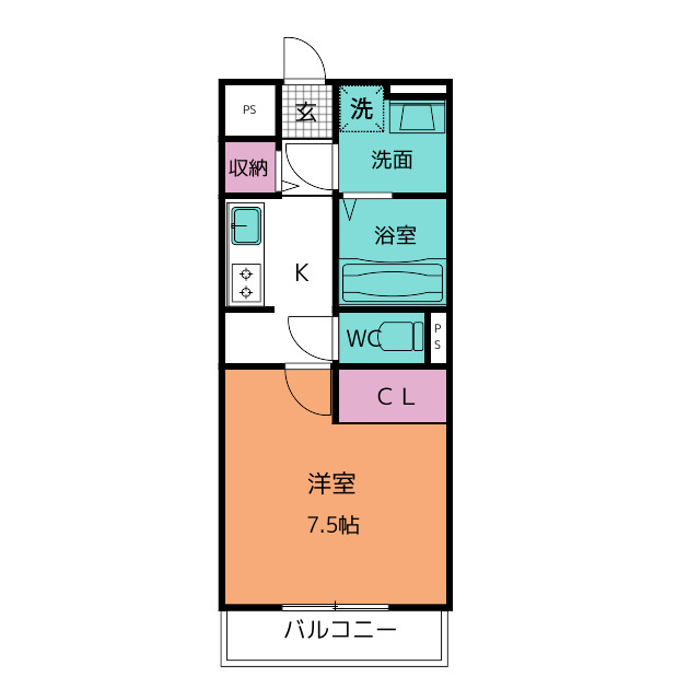 ＢＲＩＣＫ逢妻の間取り