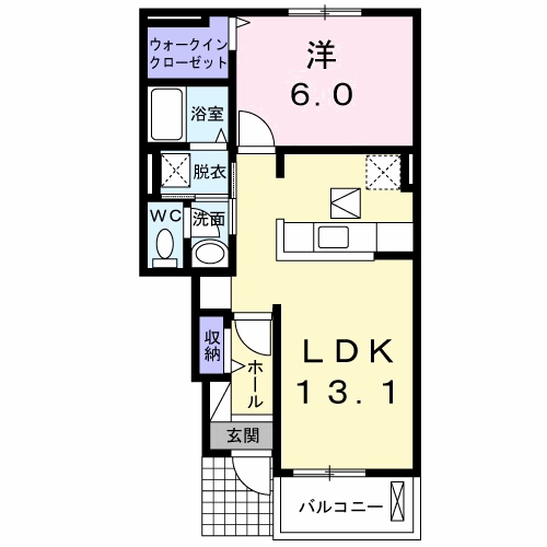 プリムローズIIの間取り