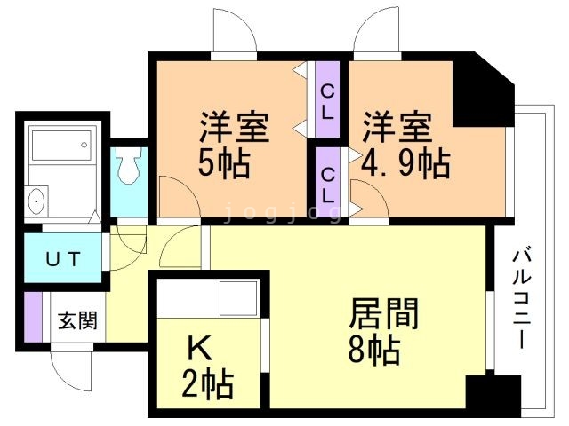 メゾン・ド・北円山の間取り