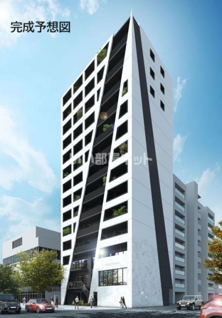 【福岡市博多区奈良屋町のマンションの建物外観】