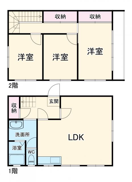 八街戸建の間取り