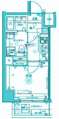 クレヴィスタ大井町の間取り