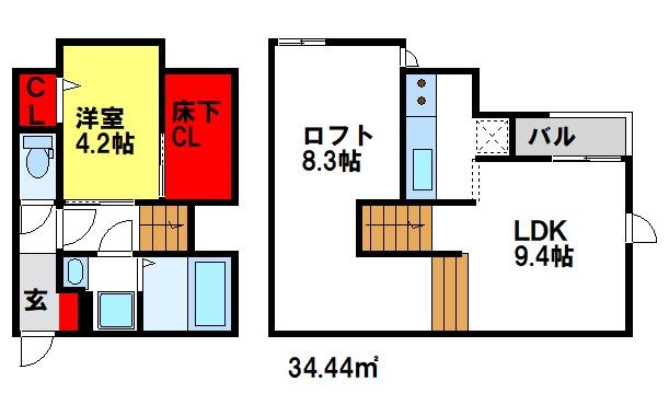 CB鳥栖シエントの間取り