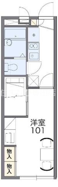 レオパレスハイツグリーンの間取り