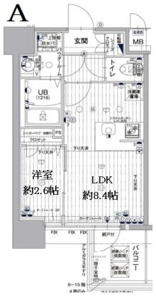 エスリード神戸三宮ヒルズの間取り