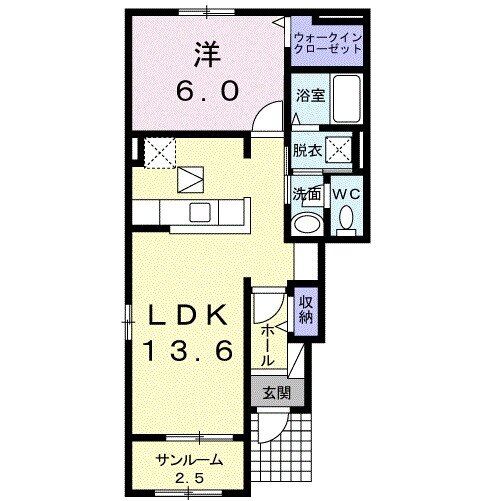 プレシオＢの間取り